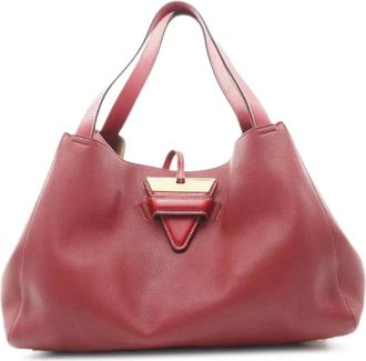 Loewe Borsa a mano Barcelona in pelle anni 2000 - Rosso