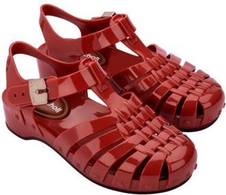 Melissa x Scholl Possession Pescura Ankle Strap Platform Fisherman Sandal in Red at Nordstrom, Size 10