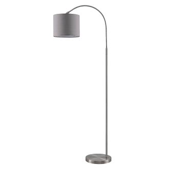 Lindby L&aacute;mpara De Pie keriba En Gris Metal - Lindby