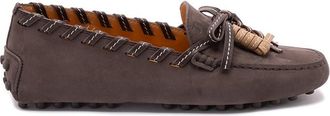 Tod's Glove Gommino Loafers In Nubuck