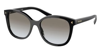 Prada PR 22ZSF Asian Fit 1AB0A7 Womens Sunglasses Black Size 55