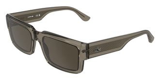 Lacoste L6082S 200 Mens Sunglasses Brown Size 55