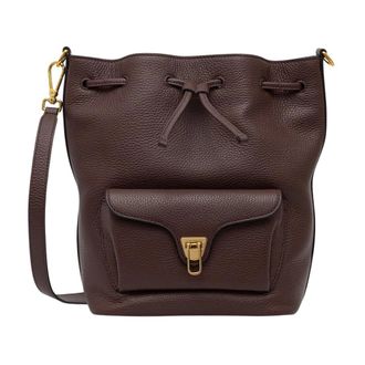 Coccinelle Beat Generation Bucket Bag - Dames - Schoudertassen - Bruin - ONE Size - Leer - Tassen