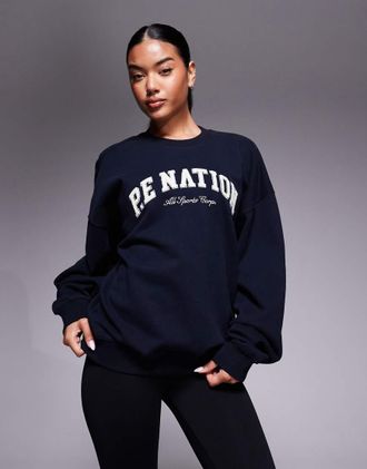 P.E Nation P.E Nation - Felpa vintage color zaffiro scuro-Blu
