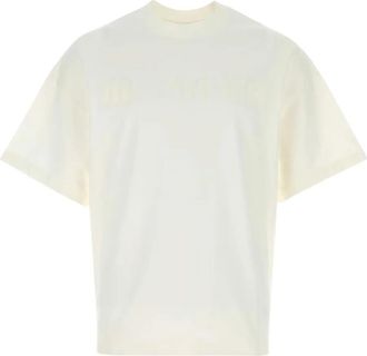 Jil Sander T-shirt in cotone - Toni neutri