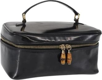 Gucci Pre-owned Vintage Handtas - Dames - Vintage Handtas - Zwart - ONE Size - Leer - Vintage