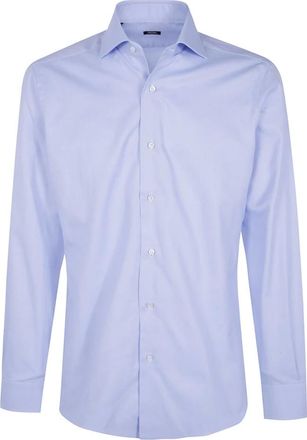 Barba Heren, Overhemden, Blauw, Maat: XL