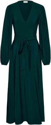 Kaffe Abito a portafoglio - - Dresses - Donna - Verde - XL