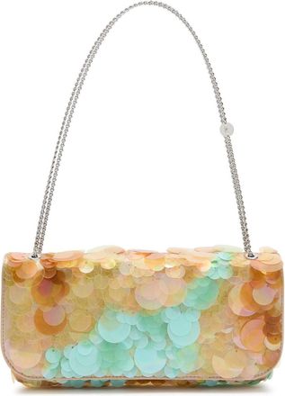 Paco Rabanne Disc-embellished Leather Shoulder bag - Multicoloured - One Size