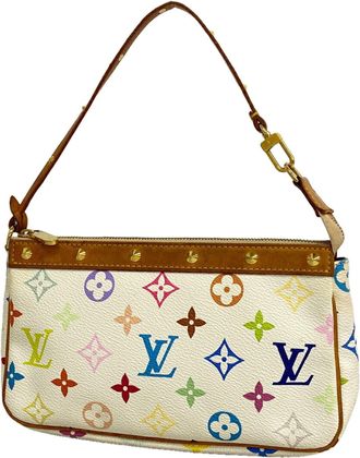 Louis Vuitton Blanc Pouch (Pre-Owned)