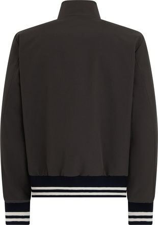 Moncler Mens Bomber Jacket Prieure Grey Polyester