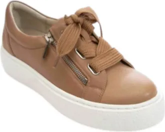 Vaneli Womens Yucel Platform Sneaker In Cuoio Marge Nappa