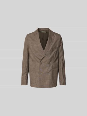 Officine G&eacute;n&eacute;rale Anzug Sakko aus reiner Viskose in Taupe, Gr&ouml;&szlig;e 50
