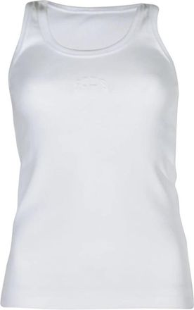 GCDS Gcds T-shirts en Polos - Dames - Tops zonder mouwen - Wit - M - Tops