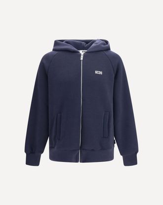 GCDS Hooded Sweatshirt with back logo Male XL