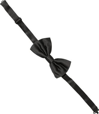 Dolce & Gabbana Strikdas - Heren - Accessoires - Zwart - ONE Size - Satijn - Accessoires