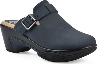 White Mountain Viewed Mule in Navy Smooth at Nordstrom Rack, Size 6.5