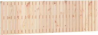 vidaXL Cabecero de cama de pared madera maciza de pino 185x3x60 cm Vidaxl