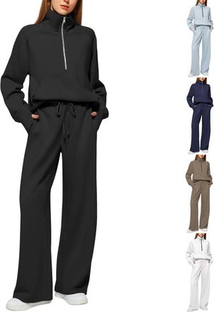 Generic womens clothing, Lounge Wear Sets for Women UK, Tracksuit Womens Full Set 2 Piece Ladies Fall Fleece Tracksuits Comfort Activewear Tops Trousers Fashi