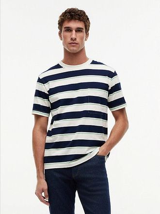 Tommy Hilfiger Mixed Stripe Relaxed Jersey T-Shirt
