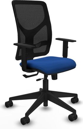 Piqueras y Crespo Silla De Oficina Piqueras Y Crespo Motilla Negro Soporte Lumbar Ajustable