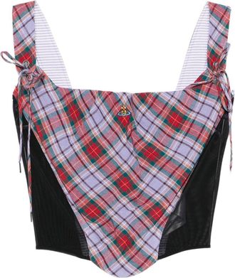 Vivienne Westwood Tartan Sleeveless Top