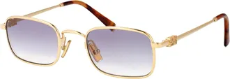Miu Miu Womens Sunglasses 0mu A53s Gold Metal