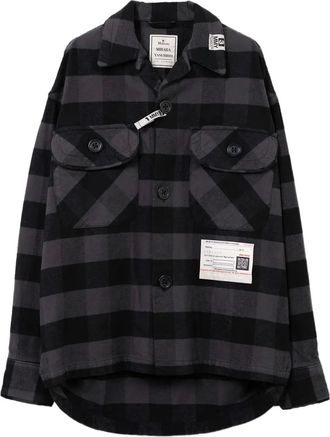 Miharayasuhiro Camicia a quadri - Grigio