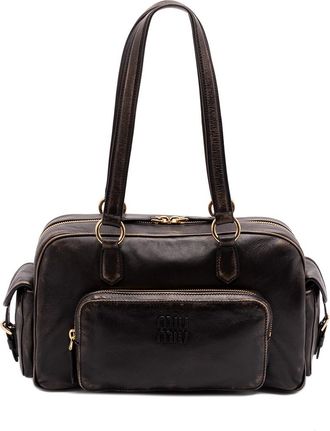 Miu Miu Pocket Vintage Leather Bag