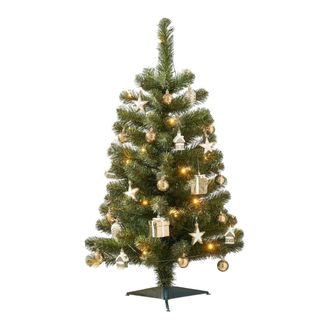 Black Box Trees &Aacute;rbol de navidad artificial con 26 ornamentos y LED Alt. 90