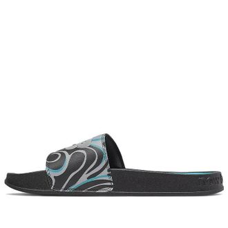New Balance 200 Slides Black Virtual Sky SMF200BL