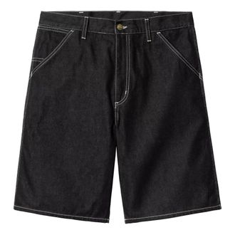 Carhartt Work in Progress Simple Short - male - Carhartt Wip - Denim Shorts - Black - W34 - Shorts