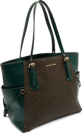 Michael Kors Borsa tote Voyager East West - Marrone