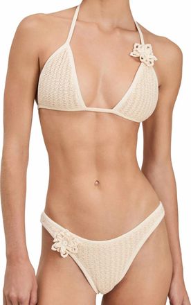 Devon Windsor Nash Bikini Top In Oatmilk