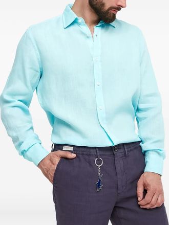 Paul & Shark Linnen overhemd - Blauw