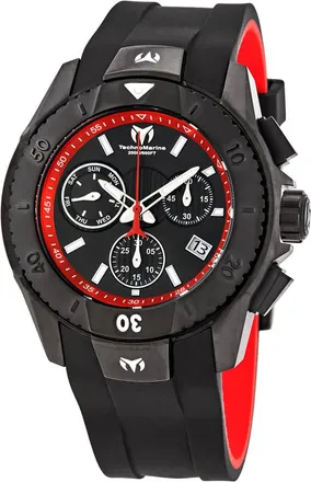 Technomarine UF6 Chronograph Quartz Black Dial Mens Watch TM-616002