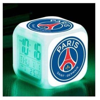 OEM [mai Usato]sveglia Digitale A Led Per Calcio, Ideale Per Club Sportivi, Con 7 Colori E Design Mini, Perfetta Anche Come Sveglia Da Comodino Per Bambin