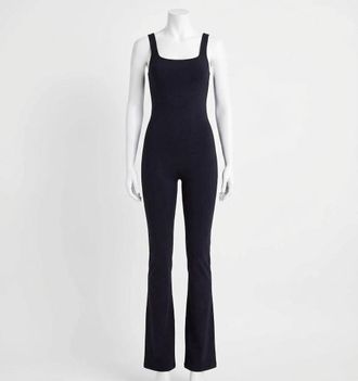 Spanx shape Booty Boost Flare Jumpsuit In Very Black