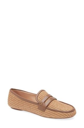 Gianvito Rossi Marbella Penny Loafer in Cuoio Cuoio at Nordstrom, Size 11Us