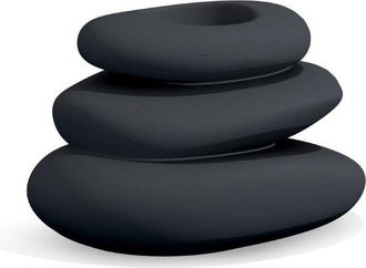 Monacis Idralite - Jardinera Complemento De Decoraci&oacute;n Jard&iacute;n De Resina 75x62 Mod. Eden Pot Antracita