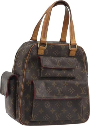 Louis Vuitton Excentri-Cite Monogram Canvas Brown Canvas Handbag (Pre-Owned)