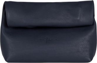 Cortana Delhi S Clutch - Dames - Clutches - Blauw - ONE Size - Leer - Tassen