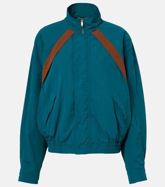Saint Laurent Cassandre technical faille jacket
