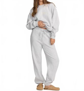Billabong So Sunny Sweatpants In Heather Gray