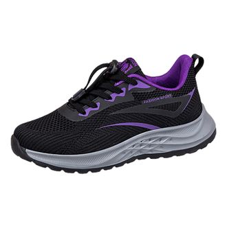 Generic Womens Leisure Work Shoes, Sports Shoes, Womens Summer, Thick Soles, Non-Slip Lace-Up Shoes, Comfortable Lightweight Hiking Shoes, Single Mesh, Breath