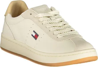 Tommy Hilfiger Leather and Polyurethane Sneaker - Beige