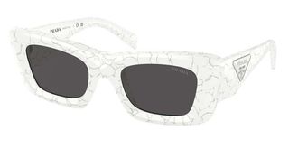 Prada PR 13ZS 17D5S0 Womens Sunglasses White Size 50