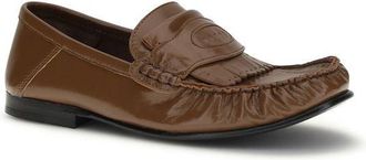 Marni Womens Brown Lamb Ovis Aries Slip-On Loafers