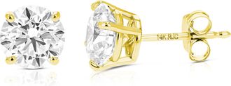 Vir Jewels 3 cttw Lab Grown Diamond Stud Earrings in 14K Gold With Push Backs For Women