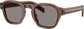 Prada A16S Zonnebril - unisex - Zonnebrillen - Bruin - 49 MM - Accessoires